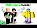 I joined a BrookHaven Millionaire Server.. (Roblox)💰🎩