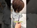 ショートヘアによくありがち✂︎カットモデルさんの手直しをしました！#ヘアカット #haircut #헤어컷 #理发 #理髮 #ตัดผม #gupit 