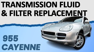 Porsche Cayenne 955 Automatic Transmission Fluid and Filter Replacement (2004 - 2008)
Changing the transmission fluid on the Cayenne can be a daunting task for the do-it-yourselfer.
It involves a few complicated steps that can be potentially dangerous. In theory, you should consider changing both the fluid and filter every 80,000 miles. This helps to preserve the life of the transmission. The fluid acts as a medium to transfer mechanical energy as well as cooling and lubricating the internal components.
Changing the fluid requires you to jack up the car and place it on four jack stands. It is also important that the car is perfectly level, as this will affect the fluid level. Keep in mind that the exact fluid level is critical. If it isnt right, you risk damaging the internal components in the transmission. Youll also need to remove the underbody tray covering the transmission. See our articles on Jacking up your Cayenne and Removing Under Body Trays for more information. Remember to always wear safety glasses whenever you work under your vehicle.
Read the Full Article: https://www.pelicanparts.com/techarticles/Porsche-Cayenne/89-TRANS-Automatic_Transmission_Fluid_and_Filter_Change/89-TRANS-Automatic_Transmission_Fluid_and_Filter_Change.htm Porsche Cayenne 955 Automatic Transmission Fluid and Filter Replacement (2004 - 2008)