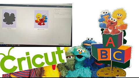Sesame Street centerpiece tutorial with cricut design space