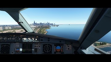 MSFS 2020 - Legendary and so missed Merrill C. Meigs Shore visual approach rwy 36 | 4K | Ultra