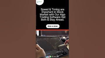 Speed & Timing are Important in Stock Market with Our Algo Trading Software Get Both & Stay Ahead.
