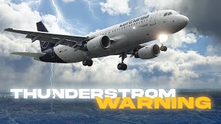 Thunderstorm Landing in Frankfurt! | Flight Simulator 2020