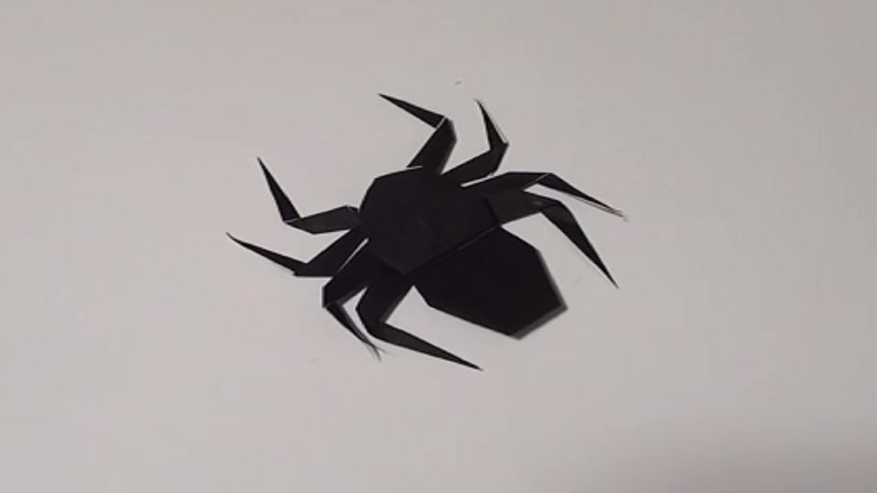 クモ 折り紙 Spider Origami Youtube