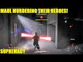 Star Wars Battlefront 2 - OLD MASTER MAUL and I finally play Supremacy! Maul slaying those heroes!