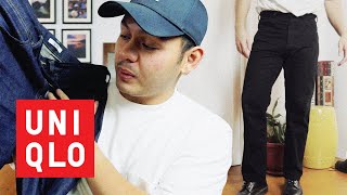 UNIQLO DENIM JEANS HAUL (Uniqlo U Raw Selvedge Denim, Black Regular Fit Jeans) - Nico Mojica