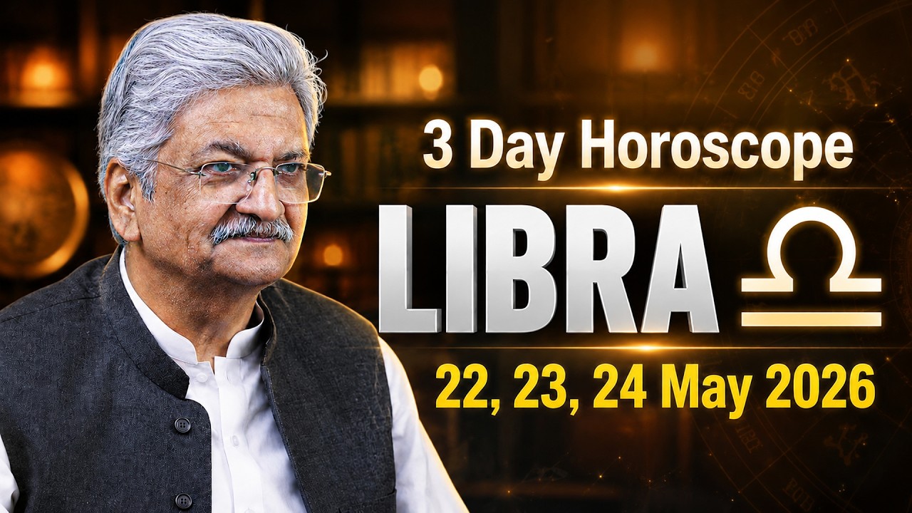 Ajmal Rahi Libra Weekly Horoscope | 22, 23, 24 May 2026 | Syed M Ajmal Rahim - YouTube