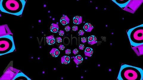 Colorful Disco Tunnel (5-Pack) | Motion Graphics - Envato elements