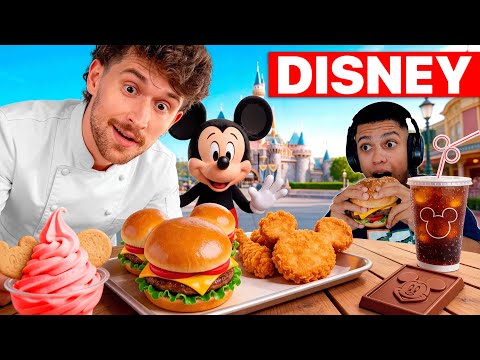 Ele Provou todas as comidas da Disney! React CheffOtto
