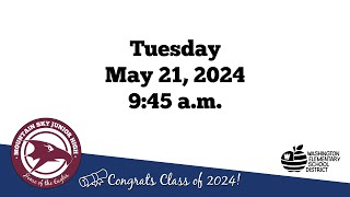 Eighth Grade Promotion Ceremony 1 - Tuesday, May 21, 2024 at 9:45 a.m.