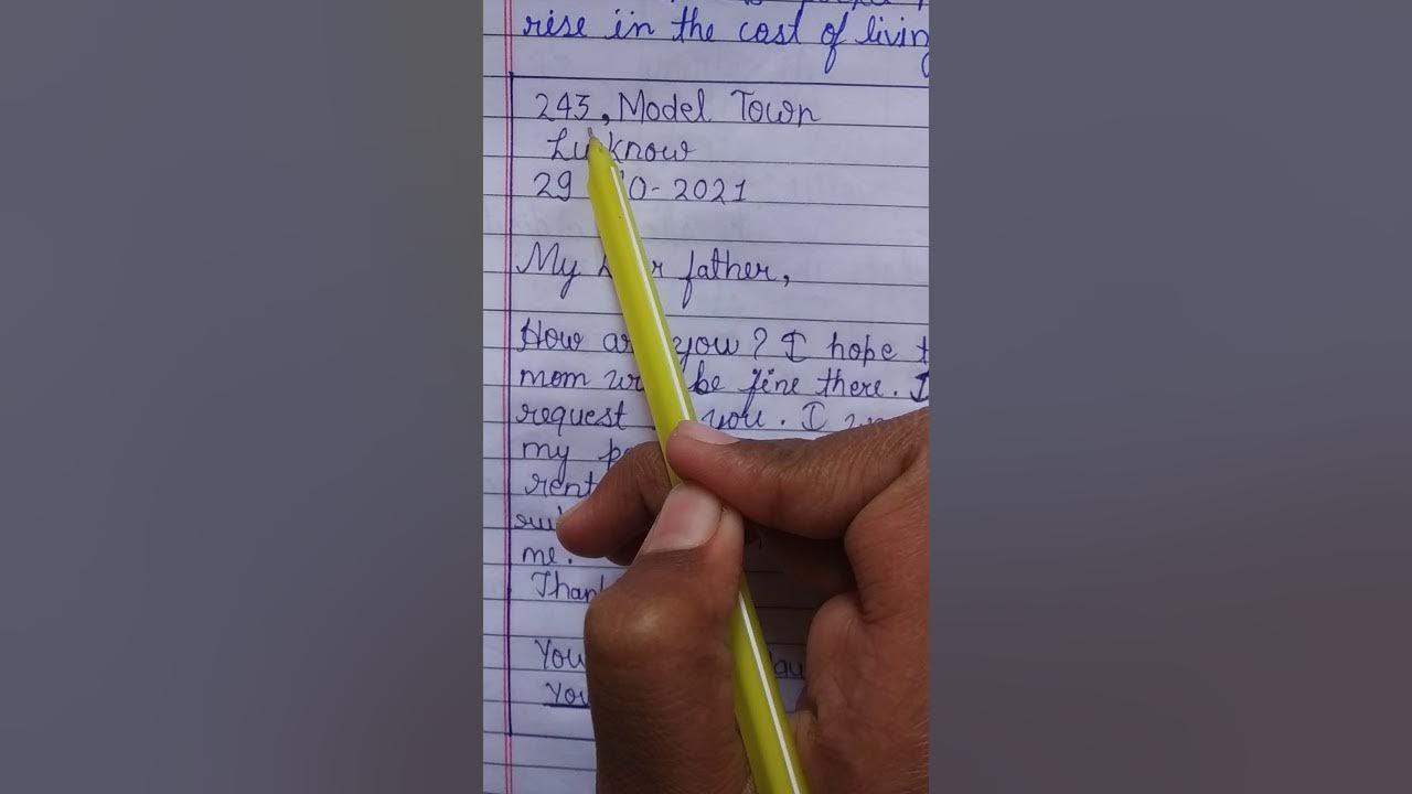 Letter To Your Father Requesting Him To Increase Pocket Money Torise In letter-to-your-father-requesting-him-to-increase-pocket-money-torise-in