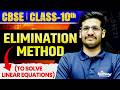 Elimination Method Class 10 Maths | Pair of Linear Equations (Step-by-Step Explanation) | SkillSnap