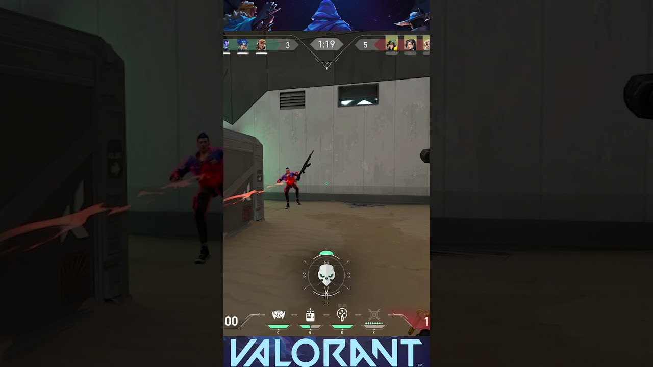 Sneaky knife kill - #valorant #gaming