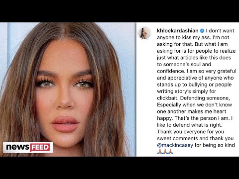 Khloe Kardashian RESPONDS To Altered Face Criticism!