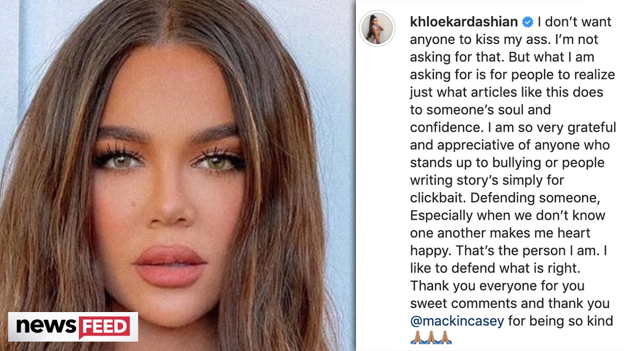 Khloe Kardashian RESPONDS To Altered Face Criticism!