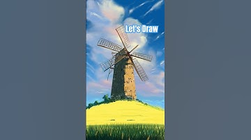 DAY 5: Landscape Drawing #painting #art #digitalart #tutorial #foryou #fyp #infinitepainter