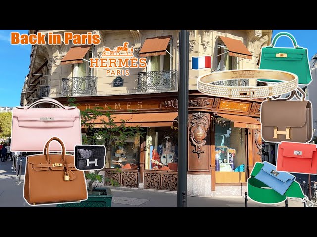 PARIS HERMÈS LUXURY SHOPPING VLOG Faubourg Saint Honoré →FSH FULL STORE  TOUR→BIRKINS & MINI KELLYS + 