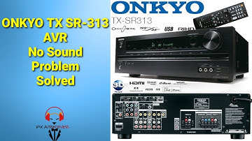 ONKYO TX SR 313 AVR No Sound Due to Multiple SMD Components Short Problem Solved in Tamil