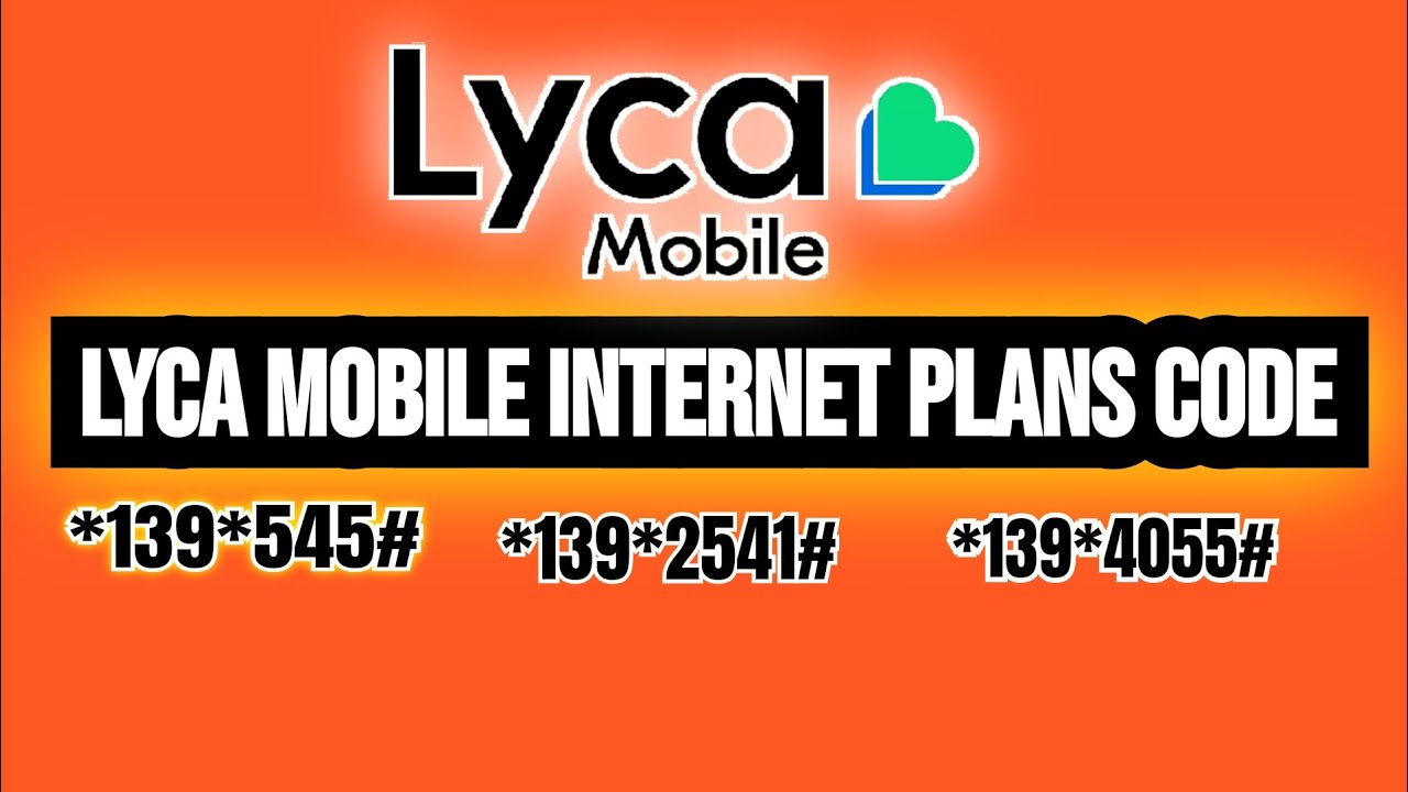 SIM Card - Lycamobile - 12GB for $20