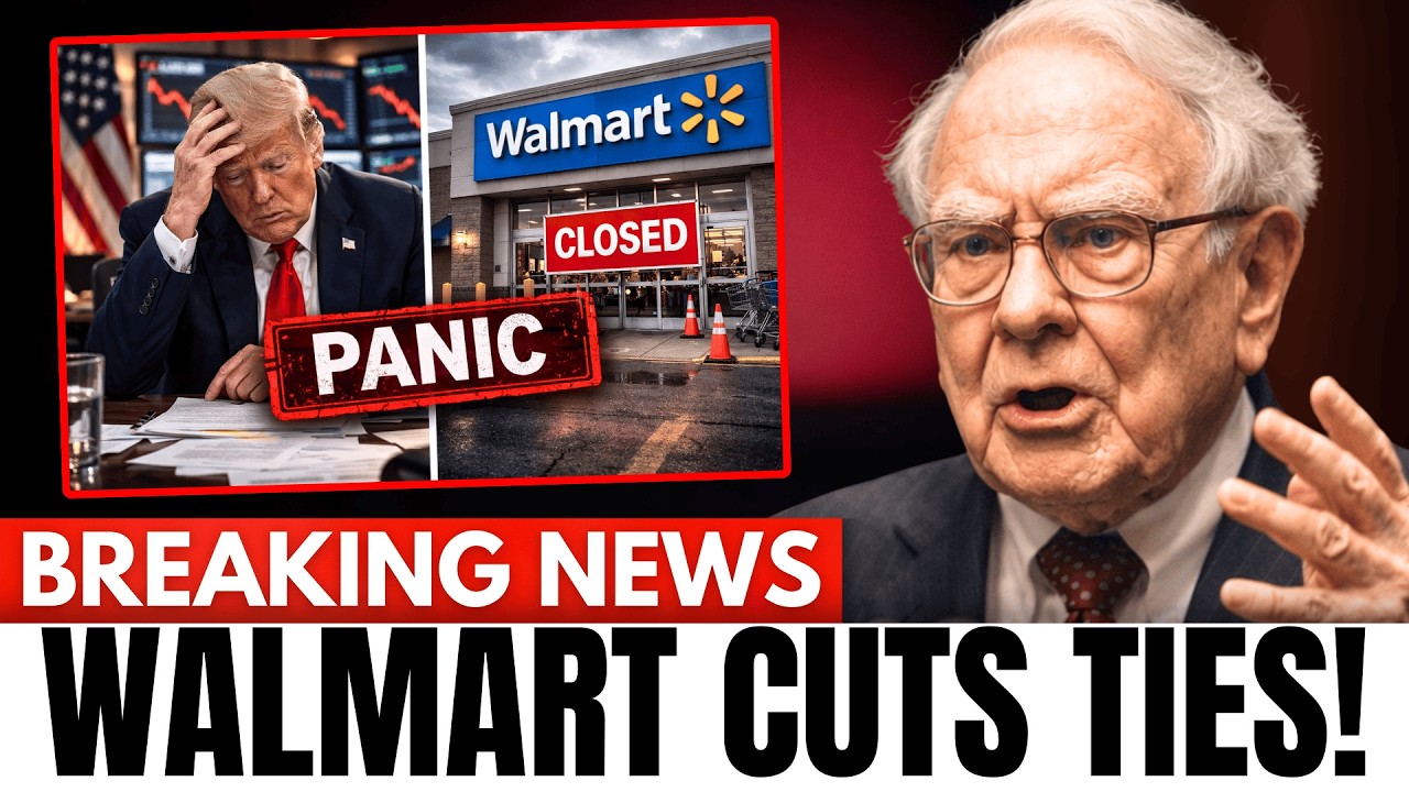 BREAKING: Trump PANICS as Walmart Cuts Ties - Corporate Pressure Hits His Empire | Buffett Responds