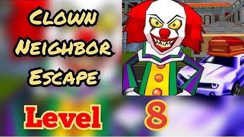 Clown Neighbor Escape | level 8 | Gaming Gun Adventures | #clown #neighbor #escape #level8