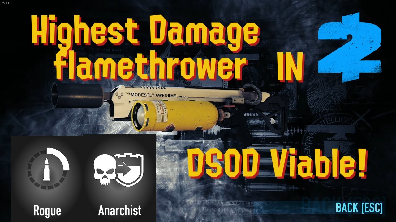 Payday 2's biggest DPS build with fire and crits