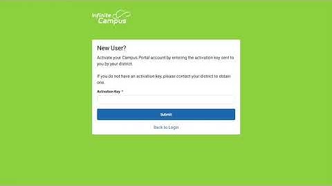 Infinite Campus Instruction Video for Parents