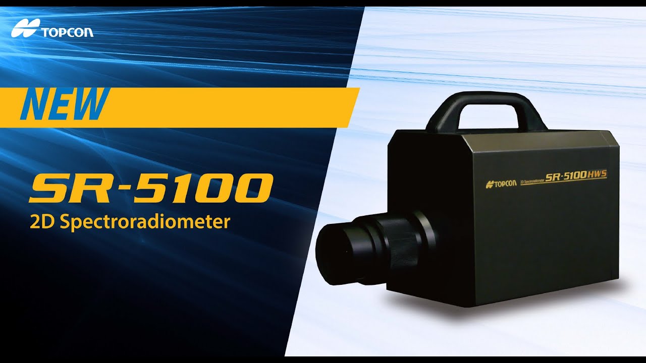 Topcon SR-5100 2D Spectroradiometer - YouTube