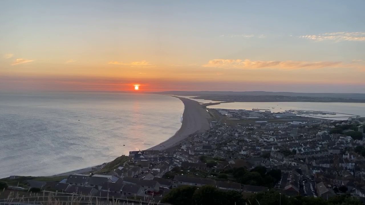 Chesil Beach Sunset YouTube