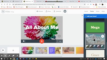 Adobe Spark Video: Theme & Music