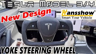 Tesla Model 3/Y - Hansshow Updated Yoke Steering Wheel