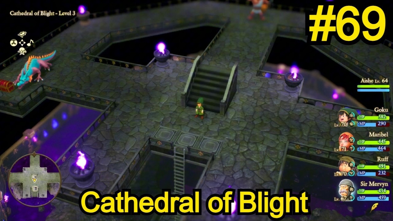 DRAGON QUEST VII Reimagined #69 Cathedral of Blight Walkthrough