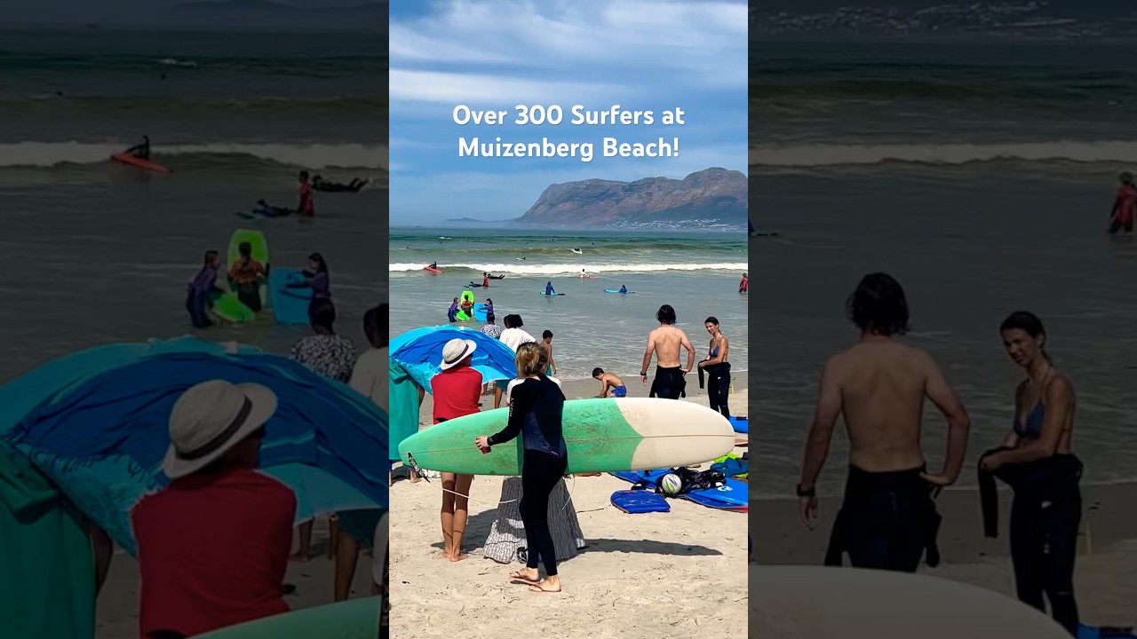 300+ Surfers at Muizenberg Beach! | Cape Town Surf Scene