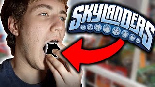 I put a bunch of Skylanders in my MOUTH