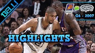 Suns @ Spurs Highlights G6 Playoffs 2007 (LiveF.Tranquillo e F.Buffa) #MerciTony