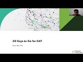 Topic: 20 Days to Go for CAT 2021