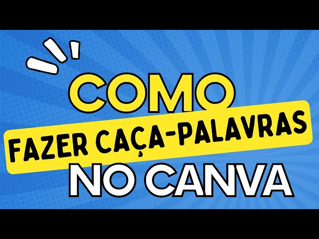CAÇA - PALAVRAS GRATUITO NO CANVA 