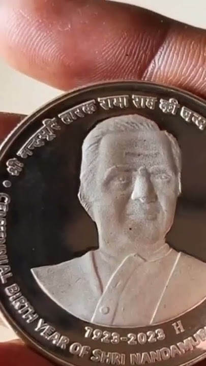 Nandamuri Taraka Rama Rao NTR100 rupees coin #history#money #coin #ntrtrust #viralvideo #viralshorts
