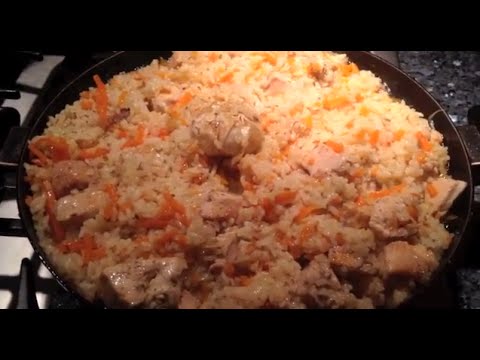 Plov with Chicken Recipe- Chicken and Rice Pilaf