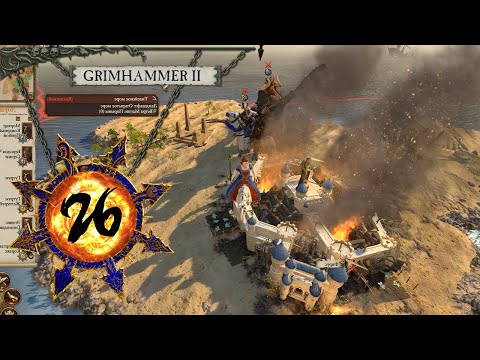 Видео: Прохождение Total War Warhammer 2 за Хаос с модом SFO: Grimhammer II - #26