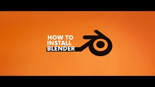 How To Install Blender (3D Software) For The First Time.