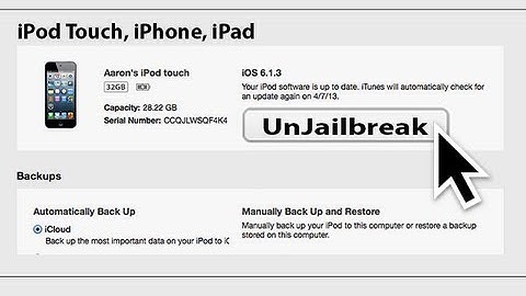 How To Un-Jailbreak Your iOS Device and Restore Your Warranty!