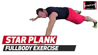 Full body exercises - STAR PLANK