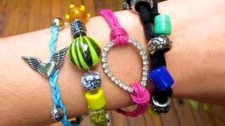 DIY Faça você mesmo: Pulseiras - Bracelets