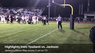 Highlights from Ypsilanti vs. Jackson