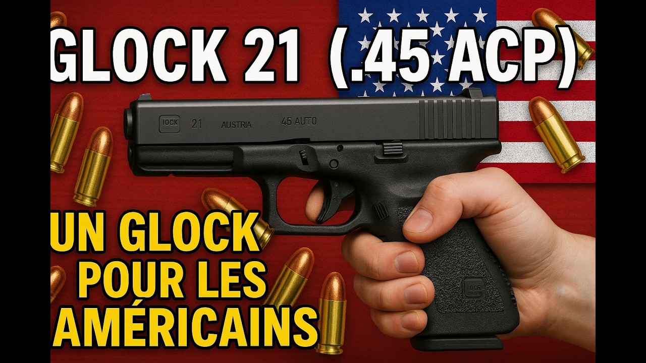 Glock 21 (45 ACP) – Un Glock pour les Américains