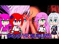 To love-ru é kaifuku reagindo ao rap gojo vs sukuna basara | Keyaru as sukuna rito as gojo