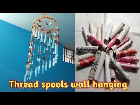 Best out of waste Thread spool wall hanging || Best Reuse ideas ||Thread spool craft ||