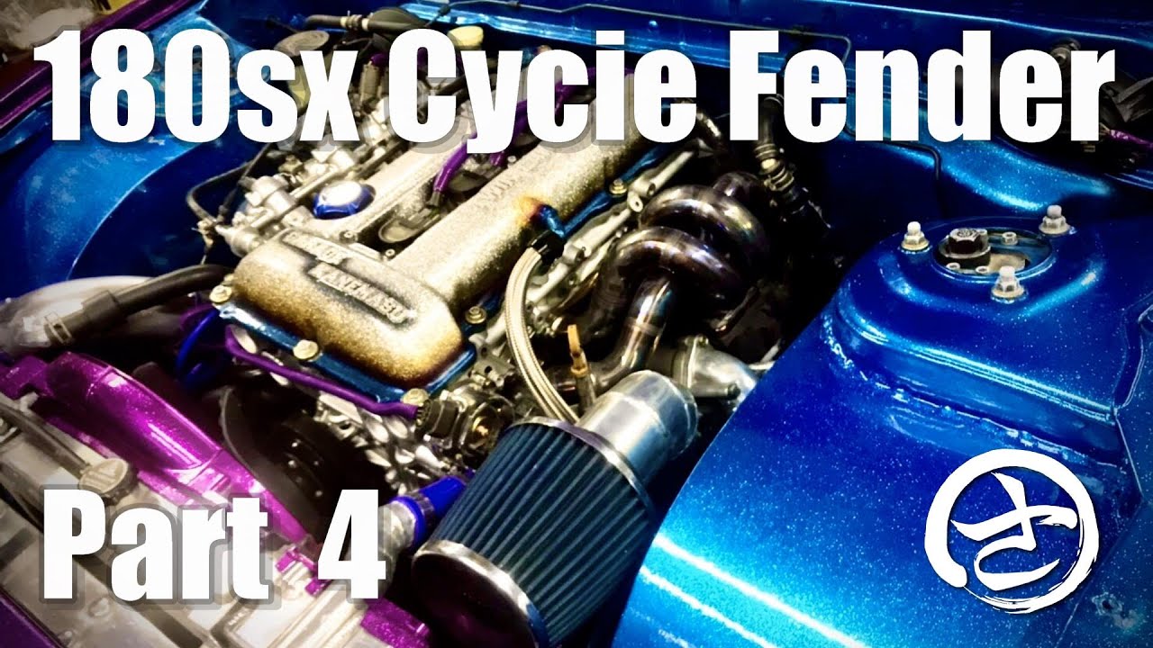 180sx Cycle Fender Production Part④ ｜ サイクルフェンダー SR20DET
