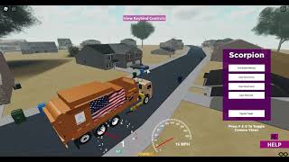 Phoenix AZ Peterbilt 320 Dadee Scorpion on Morning Recycle